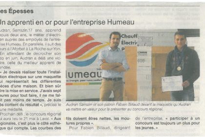 un apprenti en or